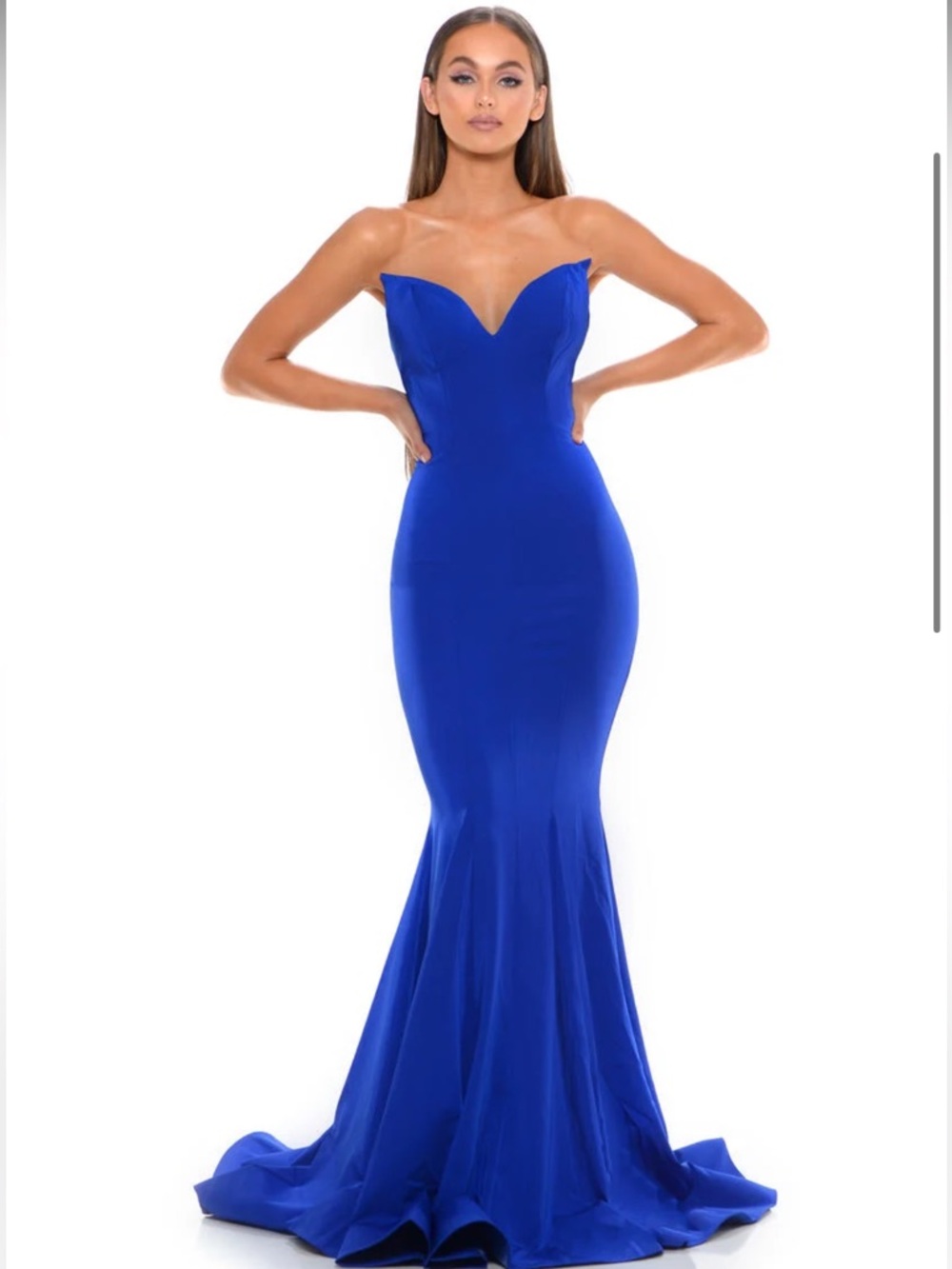 Portia and Scarlett royal blue prom dress
